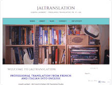 Tablet Screenshot of jaltranslation.com